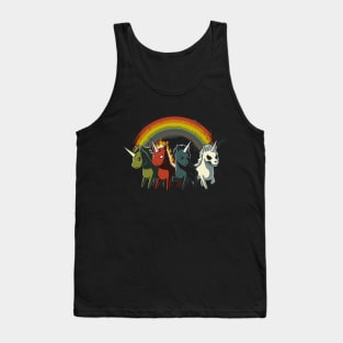 Four Unic corns of the Apocalypse Tank Top